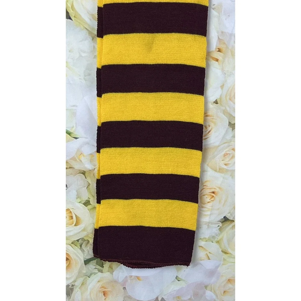 Harry Potter Scarf Gryffindor Unisex Striped Embroidered 56 Inches